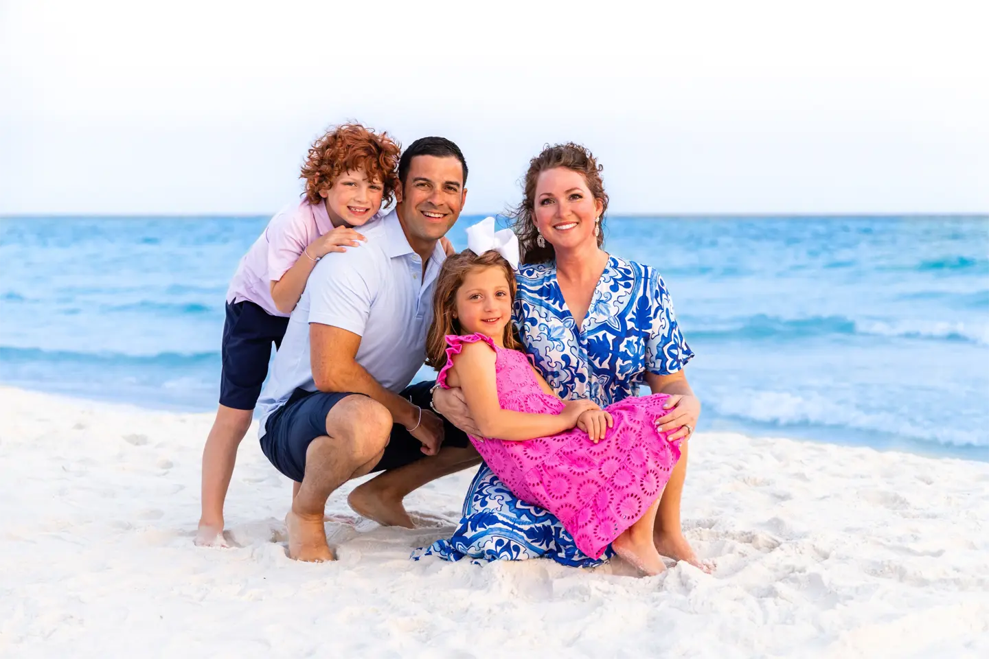 Dr. Morgan Lang (Orthodontist) with Eric Lang and Kids